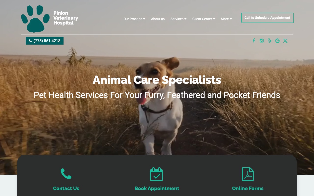 Original Pinion Veterinary Hospital, before